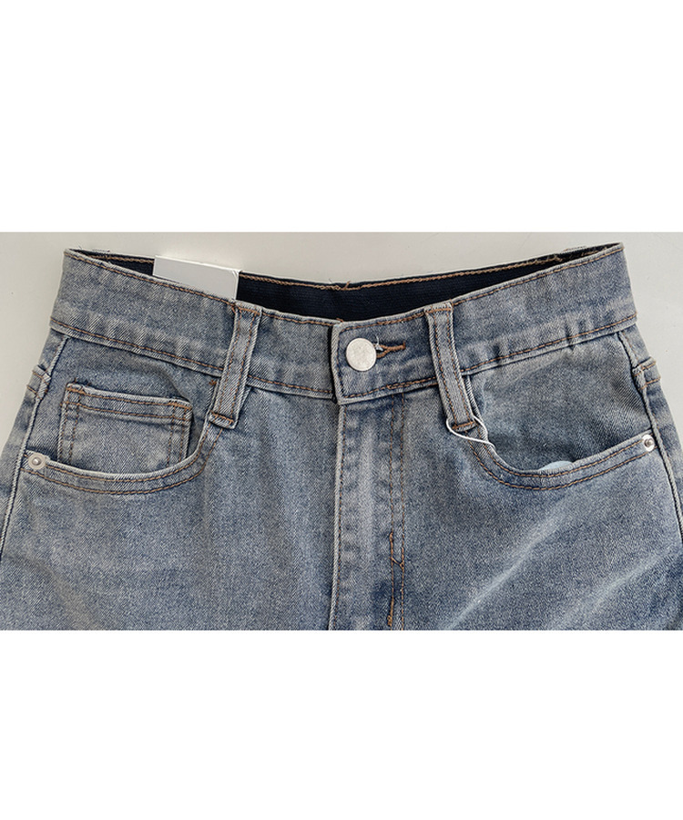 【丈別】ウォッシュスリムデニムパンツ(6color)