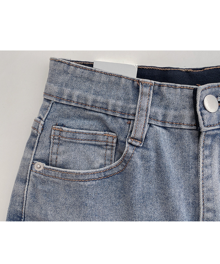 【丈別】ウォッシュスリムデニムパンツ(6color)