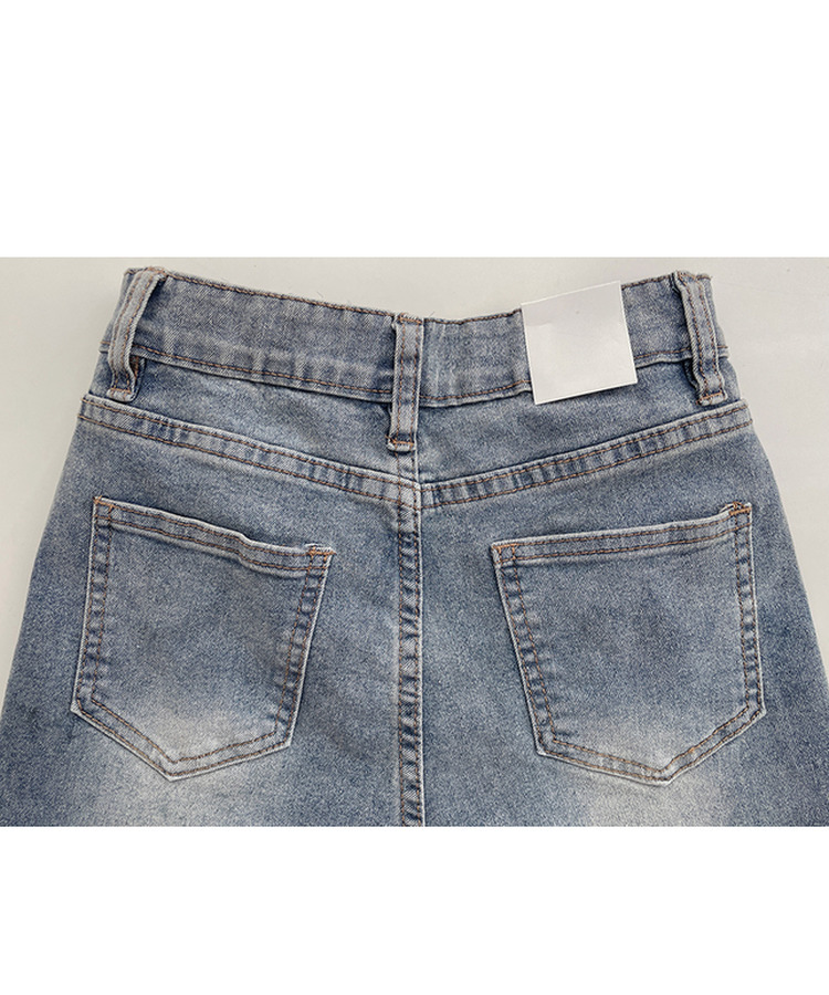 【丈別】ウォッシュスリムデニムパンツ(6color)