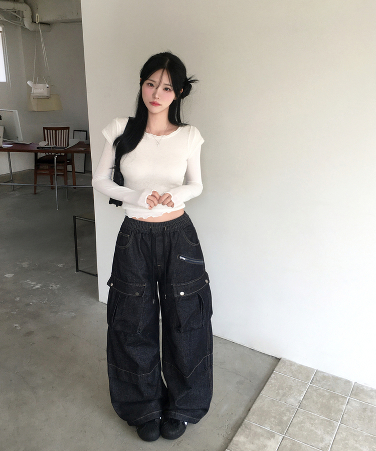 ホーボーレザーショルダーバッグ BLACK