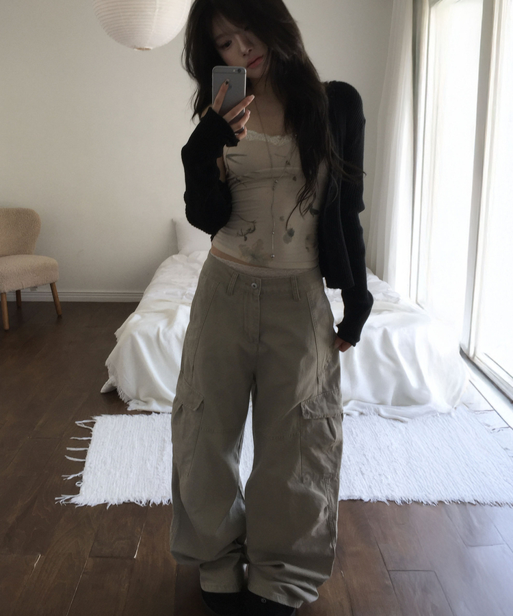 ワイドカットローカーゴパンツ BEIGE