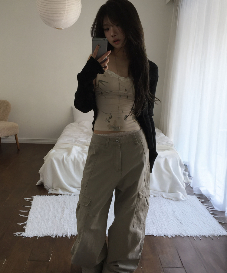 ワイドカットローカーゴパンツ BEIGE