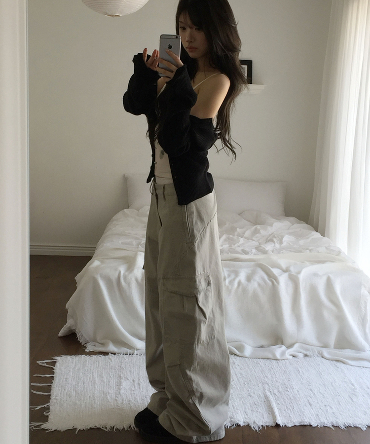 ワイドカットローカーゴパンツ BEIGE