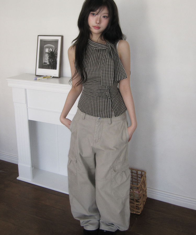 ワイドカットローカーゴパンツ BEIGE