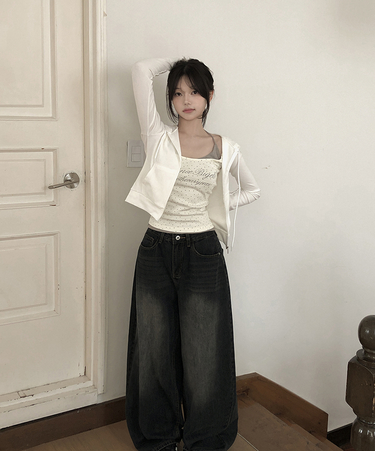 ドットレイヤードキャミソール IVORY