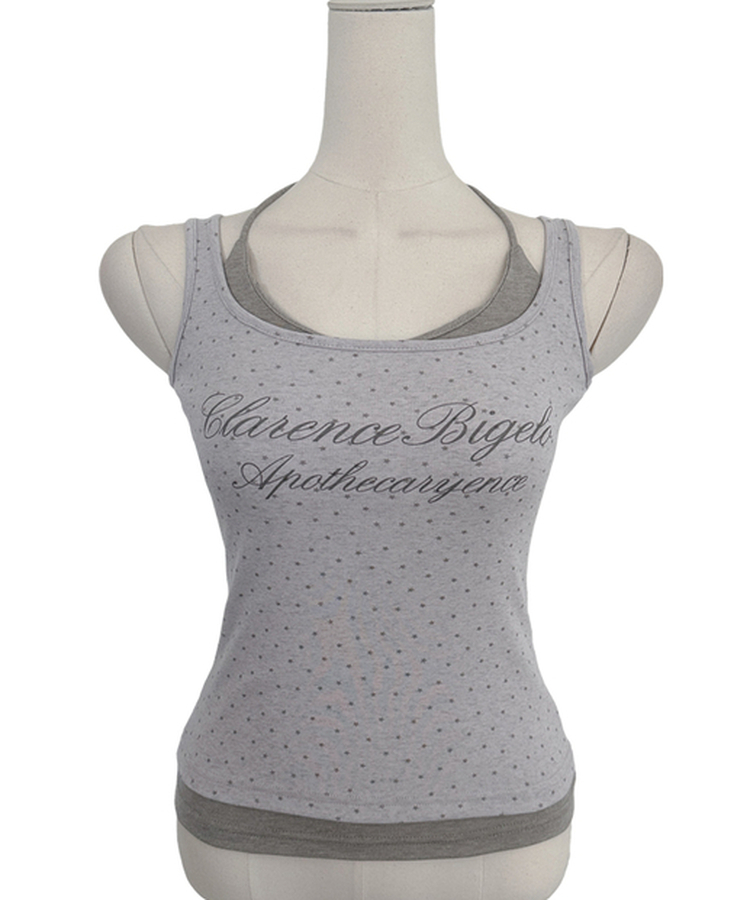 ドットレイヤードキャミソール