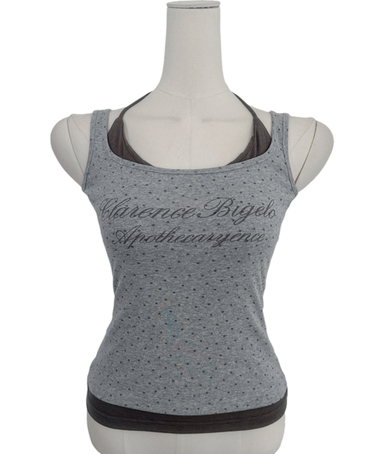 ドットレイヤードキャミソール