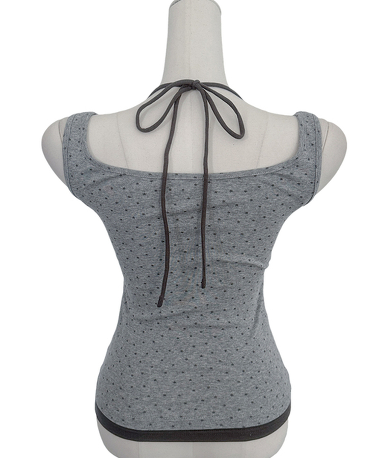 ドットレイヤードキャミソール