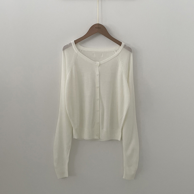 햇빛차단 레이스패치 썸머 라운드 핑크 파스텔 시스루 여름가디건 팔뚝살커버 벚꽃룩