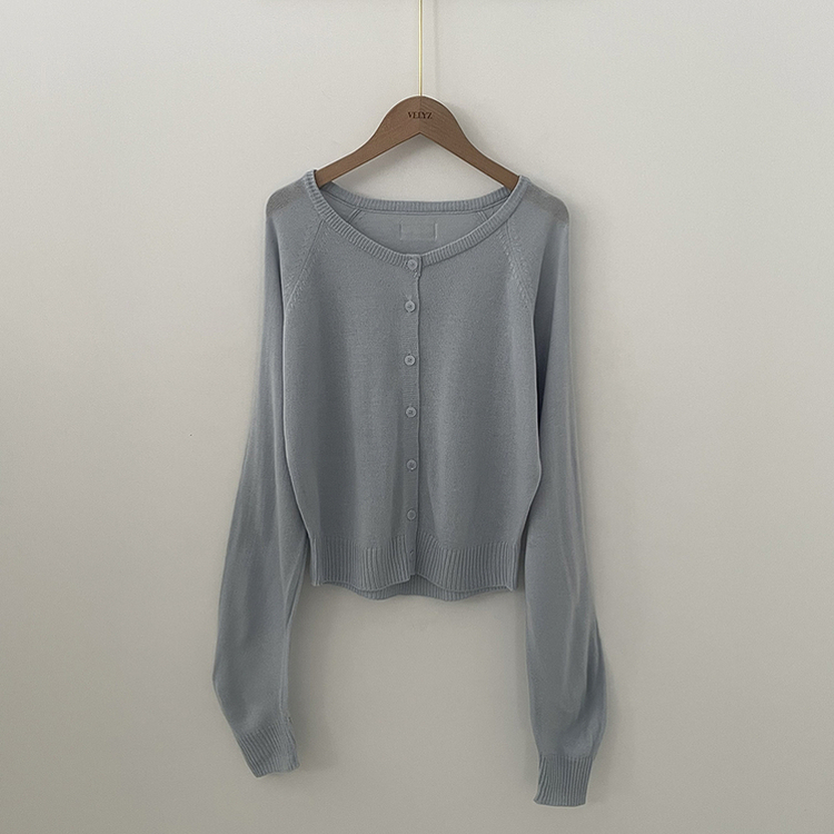 햇빛차단 레이스패치 썸머 라운드 핑크 파스텔 시스루 여름가디건 팔뚝살커버 벚꽃룩