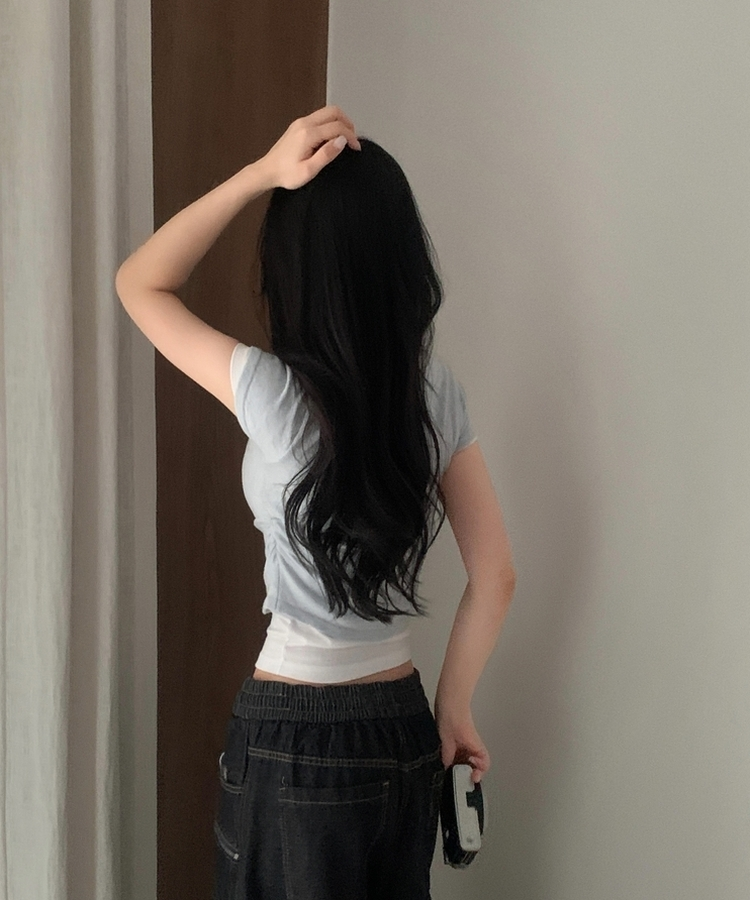 델리 레이어드 보트넥 셔링 여리핏 반팔 니트티셔츠 투피스 8color 소라