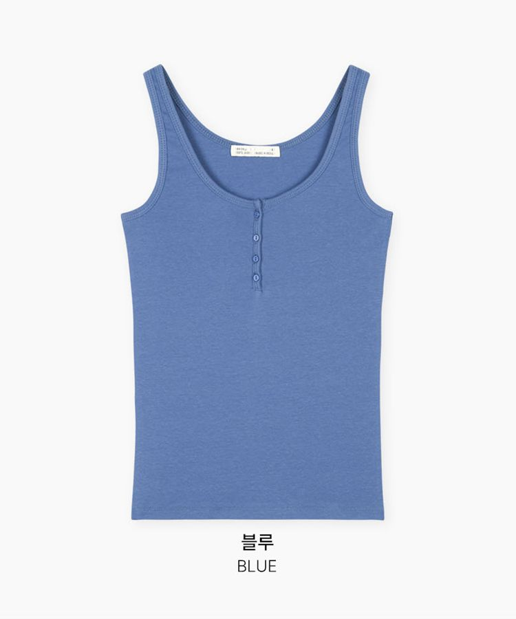 シンプルラウンドキャミソール(6color)