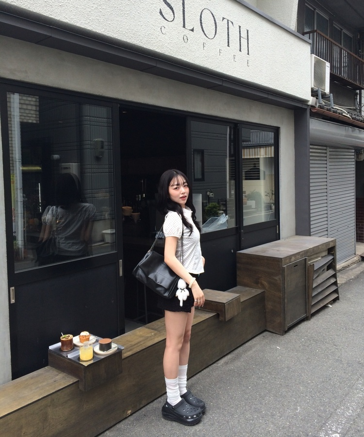 モードチェーンショルダーバッグ BLACK