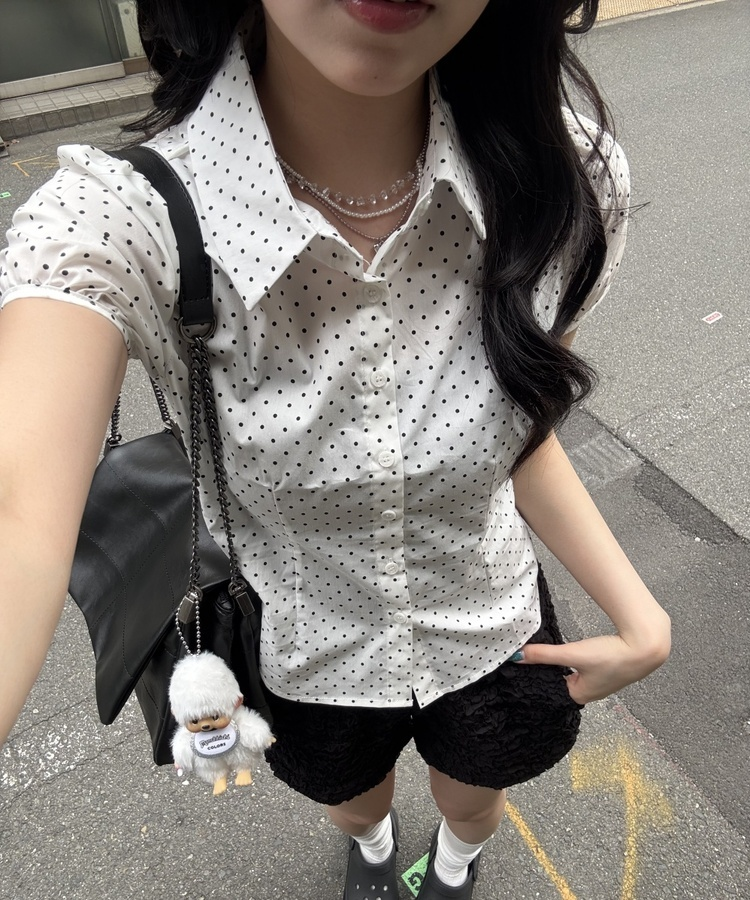 モードチェーンショルダーバッグ BLACK