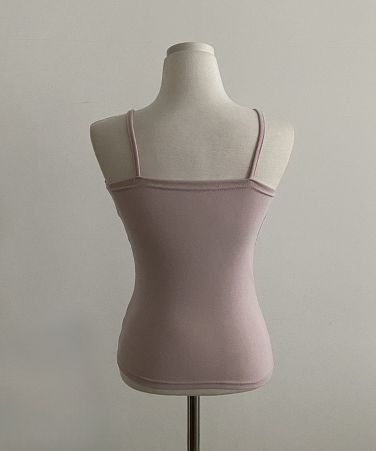 リボンスリーブレスキャミソール(6color)