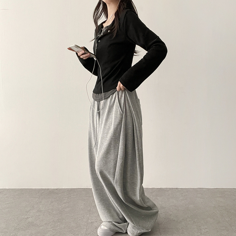 デイリーサイドピンテックトレーニングパンツ GREY