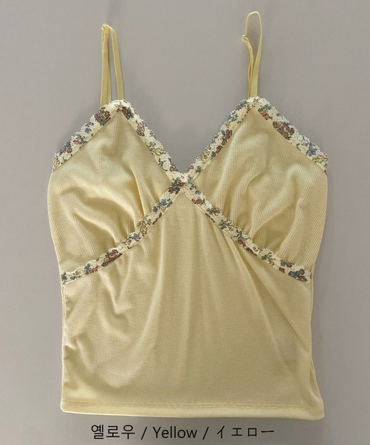 クロスフラワーキャミソール