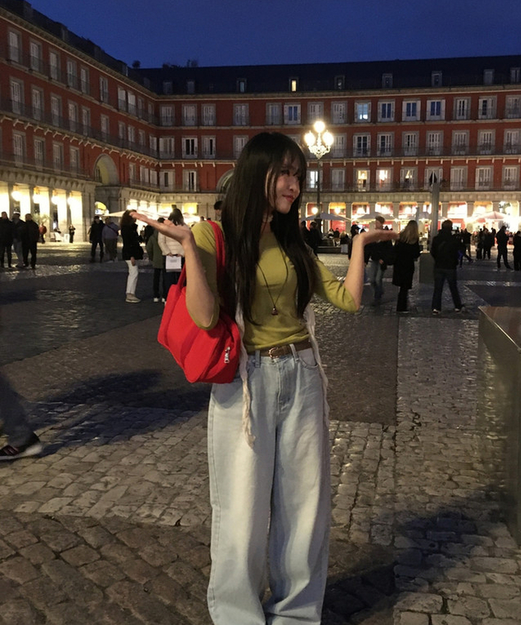 ナイロンカラーボストンバッグ(5color) RED