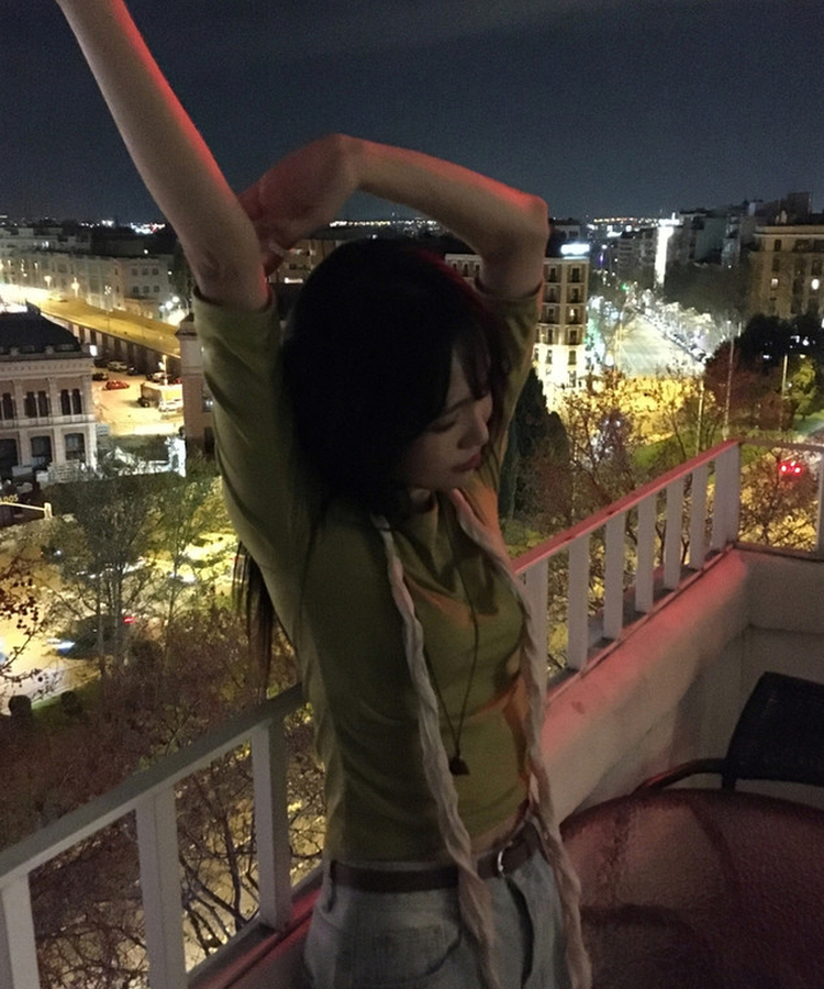 リングルシースルーロングスカーフ IVORY