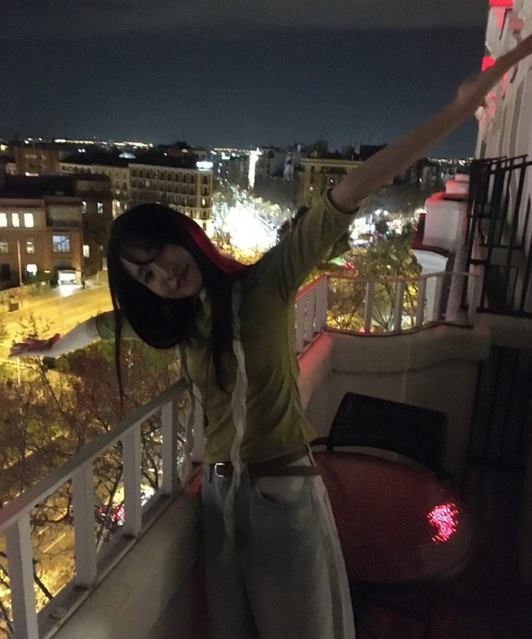 リングルシースルーロングスカーフ IVORY