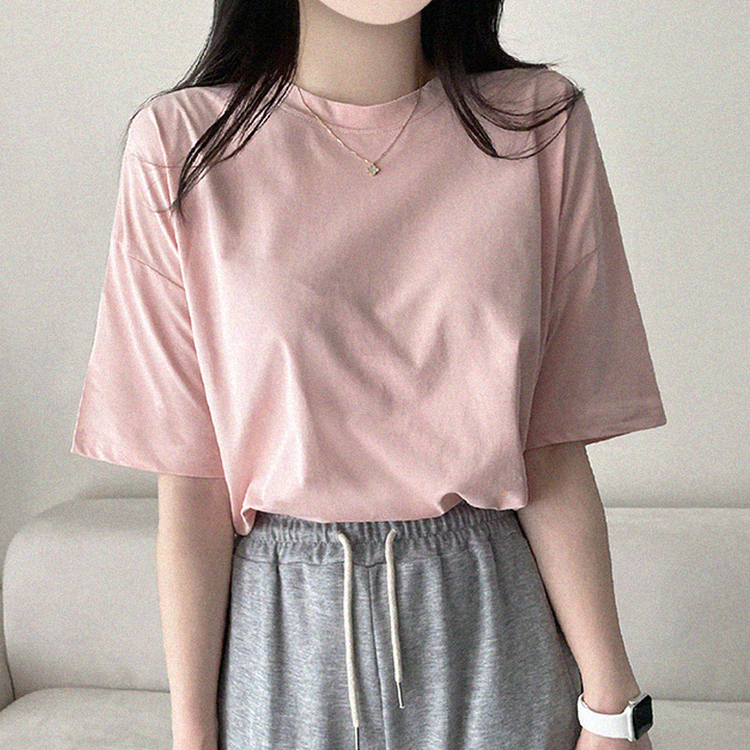 クーリングサマー半袖Tシャツ PINK