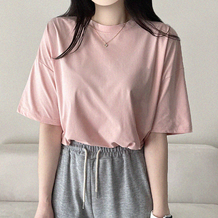クーリングサマー半袖Tシャツ PINK