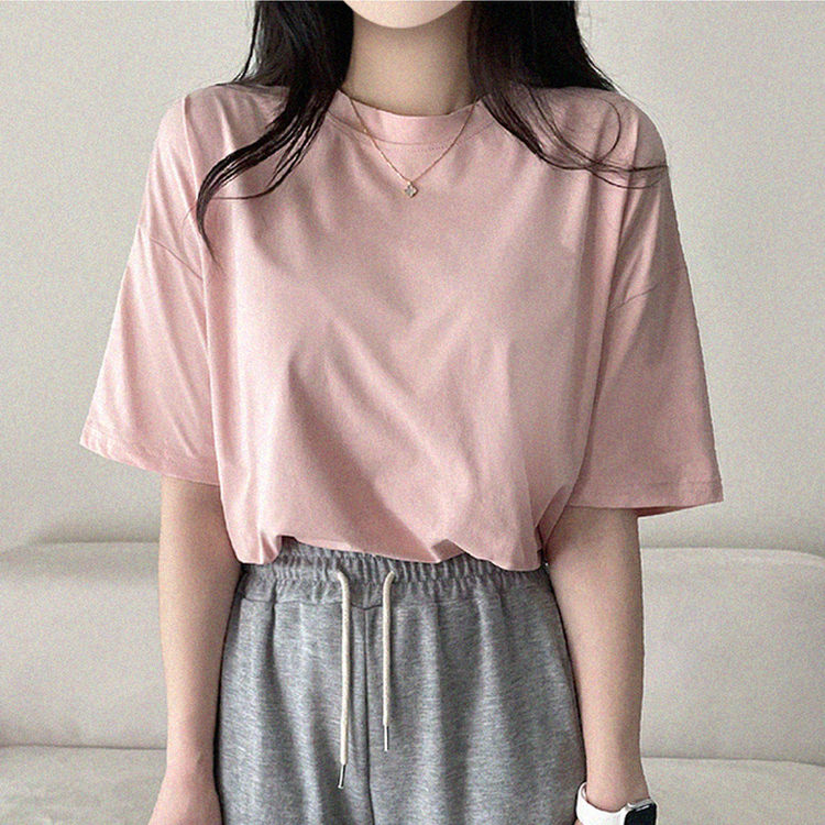 クーリングサマー半袖Tシャツ PINK