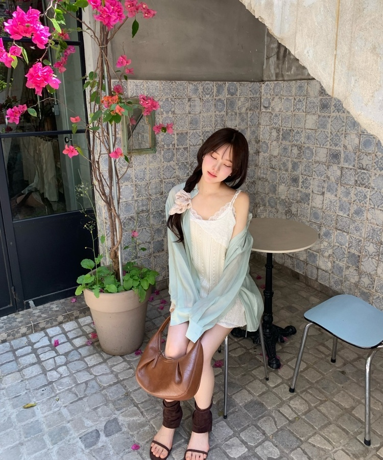 루즈핏 셔츠 라이트민트