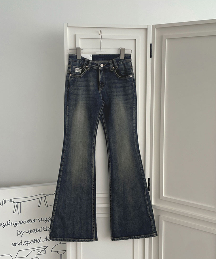 ビンテージブーツカットローデニムパンツ