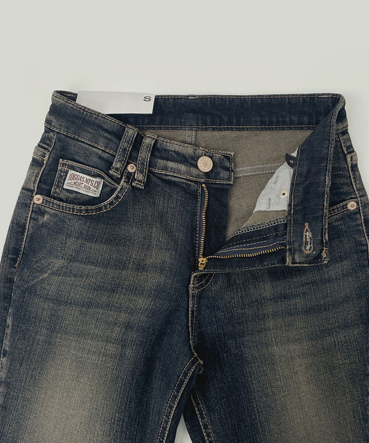 ビンテージブーツカットローデニムパンツ