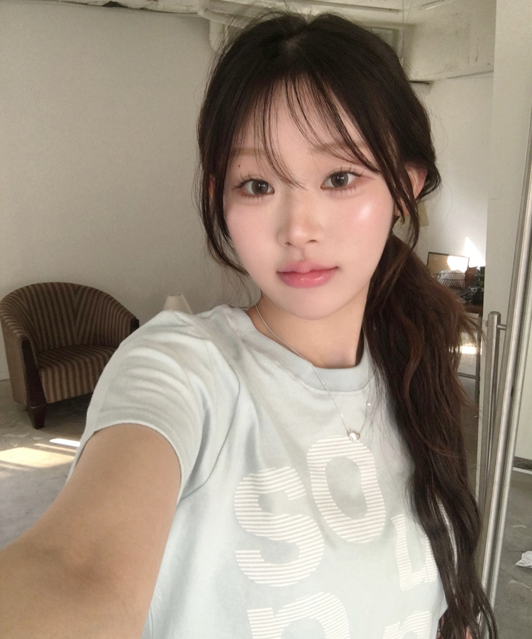 レタリング半袖Tシャツ SKY BLUE