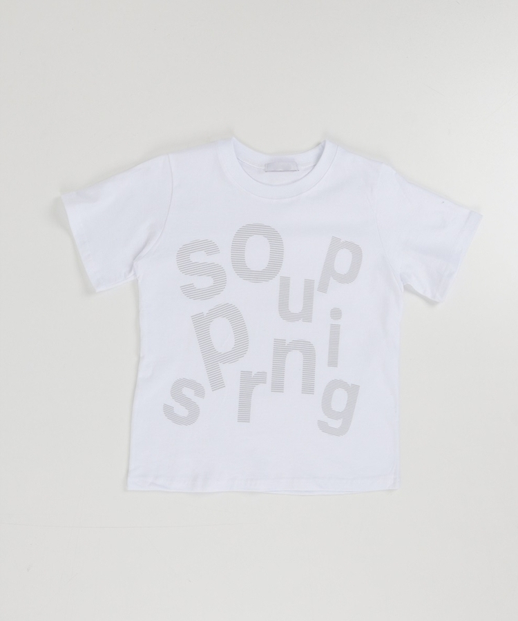 レタリング半袖Tシャツ