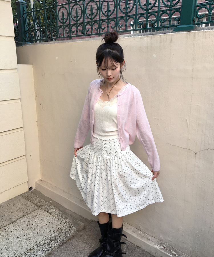 レースキャミソール IVORY