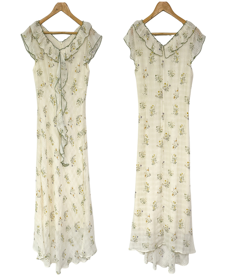 ガーデンフラワーワンピース