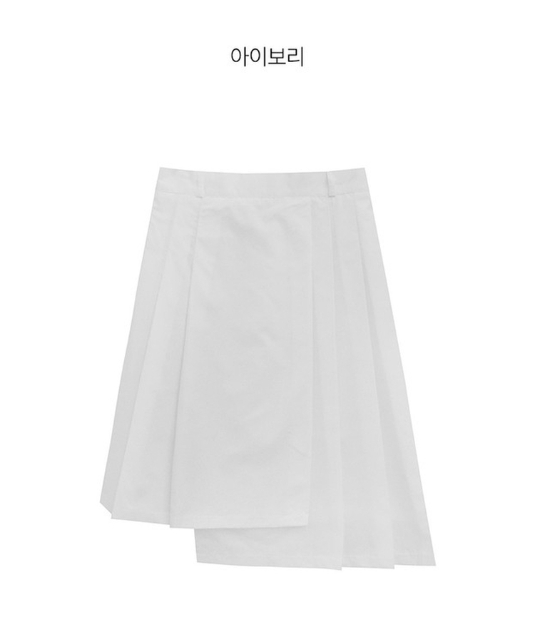 プリーツミディスカート