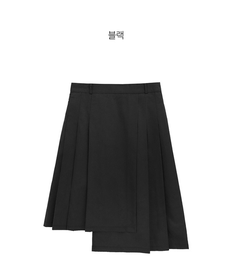プリーツミディスカート