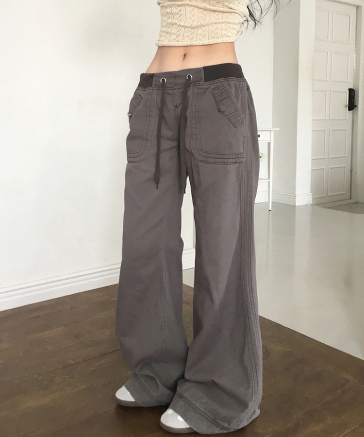 ビンテージセミブーツカットパンツ CHARCOAL