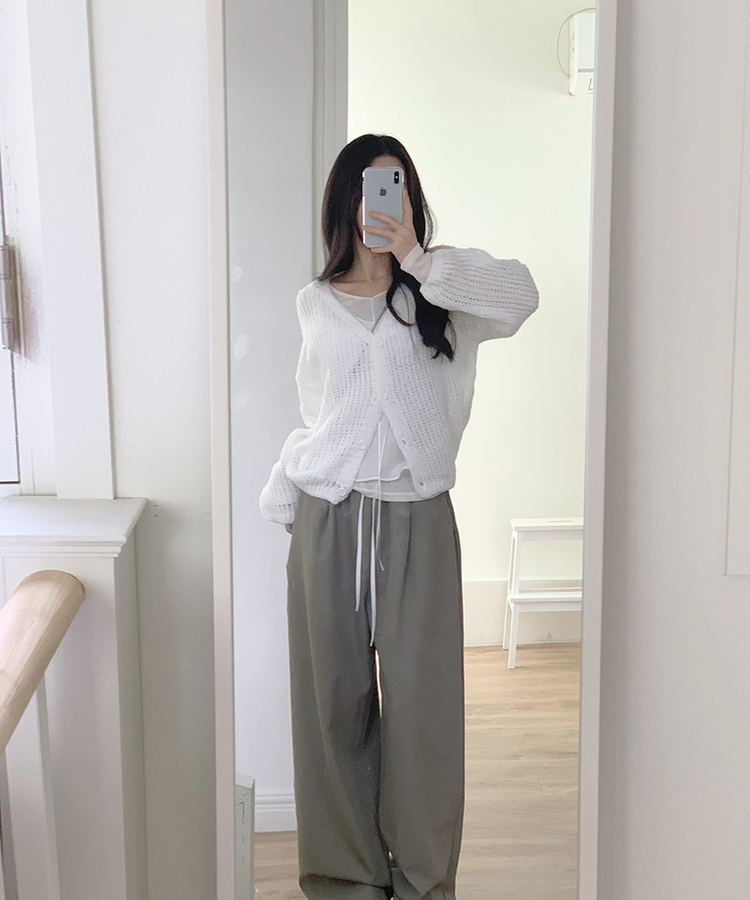 デイリーカーディガン(6color) IVORY