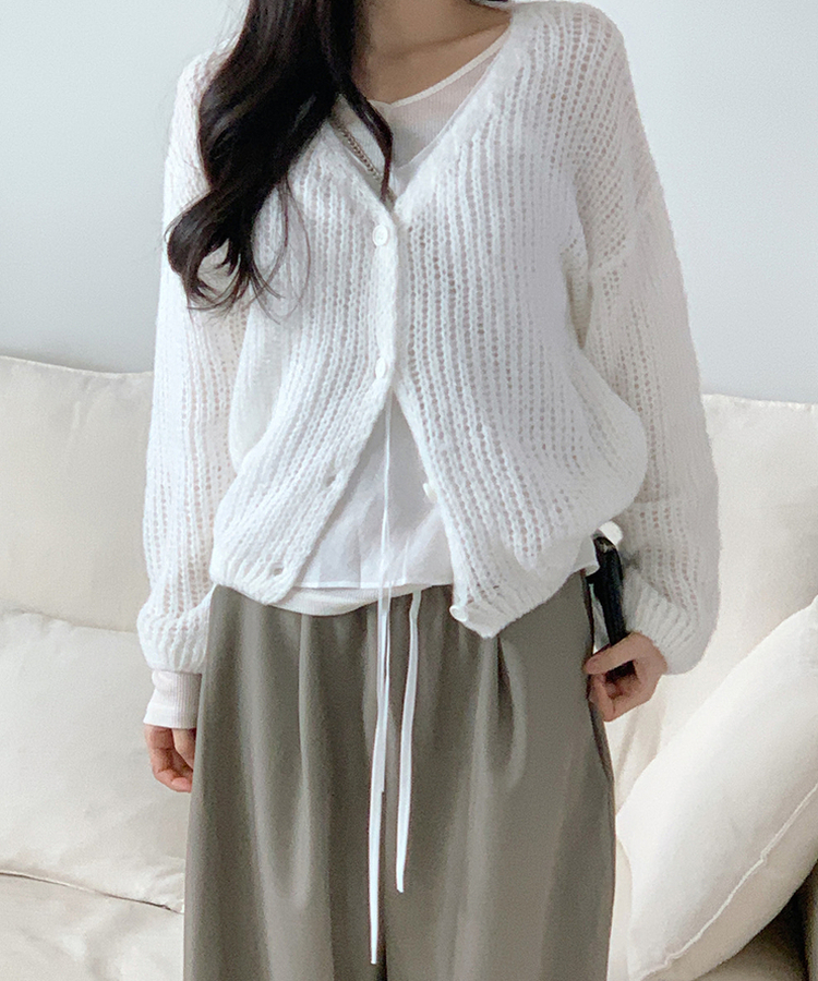 デイリーカーディガン(6color) IVORY