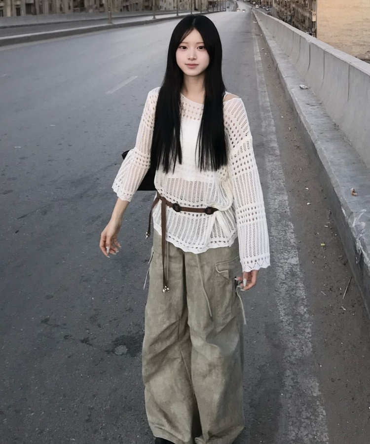 ヴィンテージカーゴワイドパンツ BEIGE
