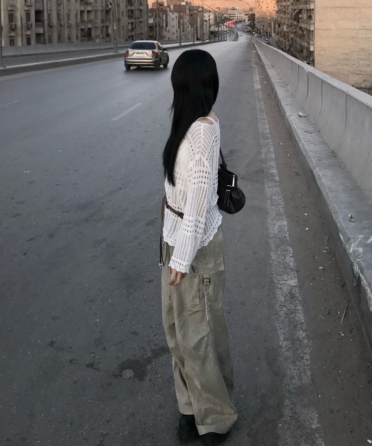 ヴィンテージカーゴワイドパンツ BEIGE