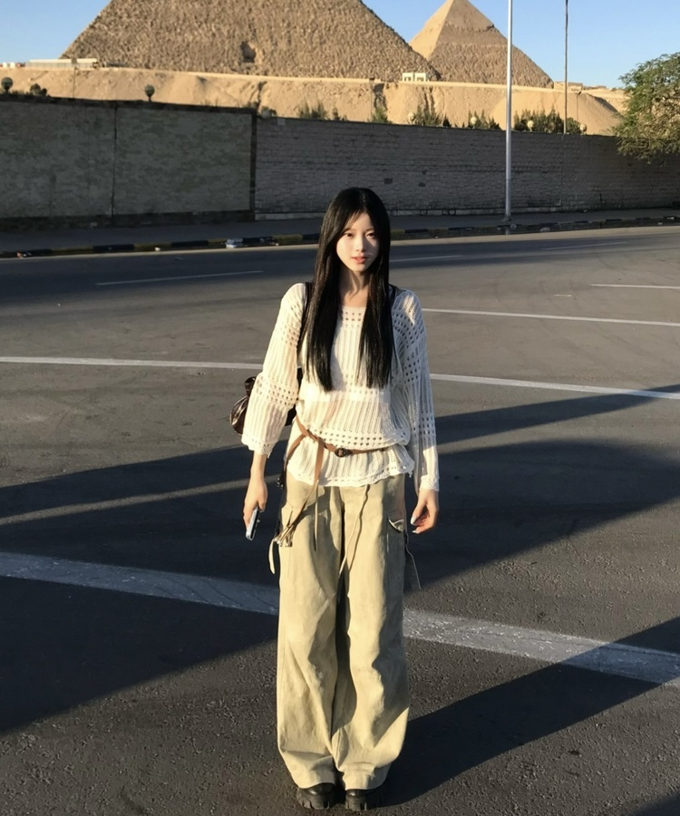 ヴィンテージカーゴワイドパンツ BEIGE