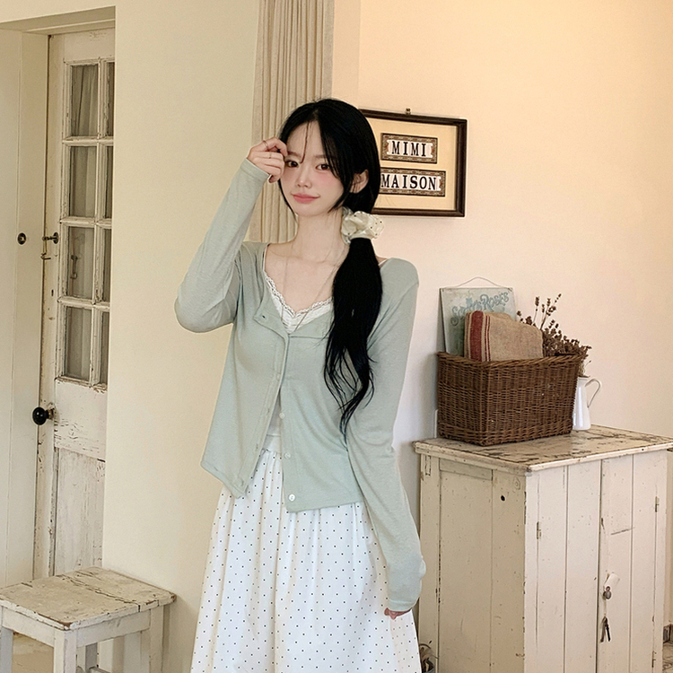 ベーシックリブカーディガン(5color) MINT