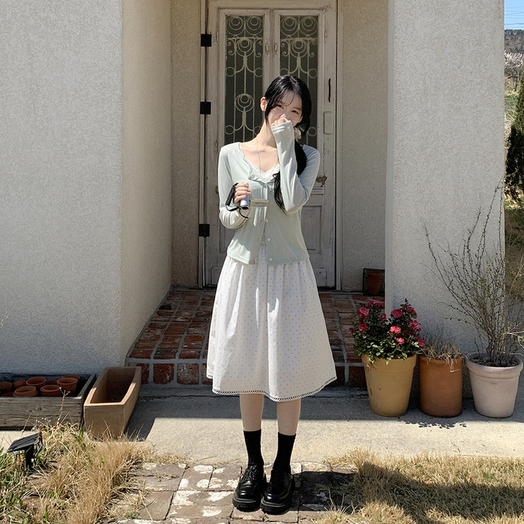 ベーシックリブカーディガン(5color) MINT