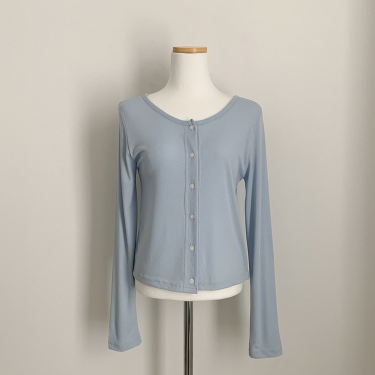 ベーシックリブカーディガン(5color)