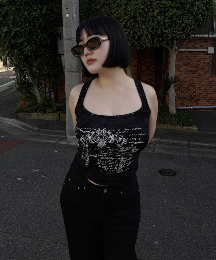 와이드 플레어 팬츠 블랙