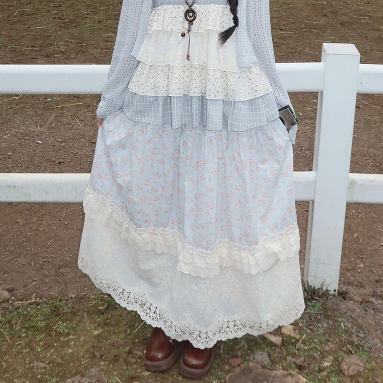 ボヘミアンユニークビンテージスカート SORA