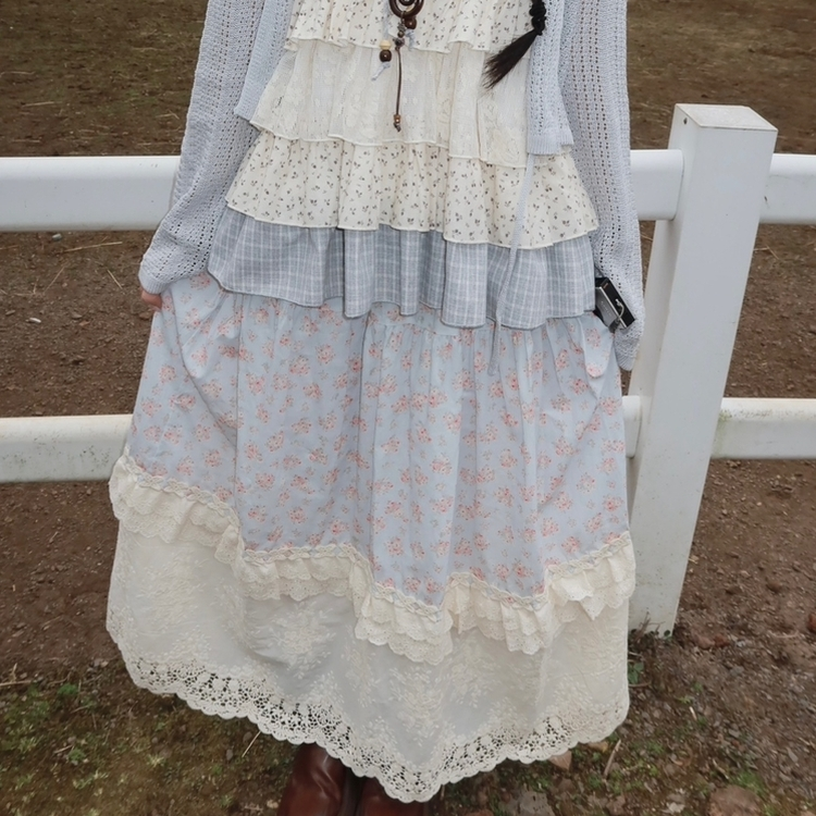 ボヘミアンユニークビンテージスカート SORA