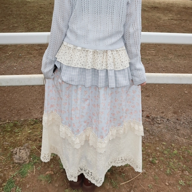 ボヘミアンユニークビンテージスカート SORA