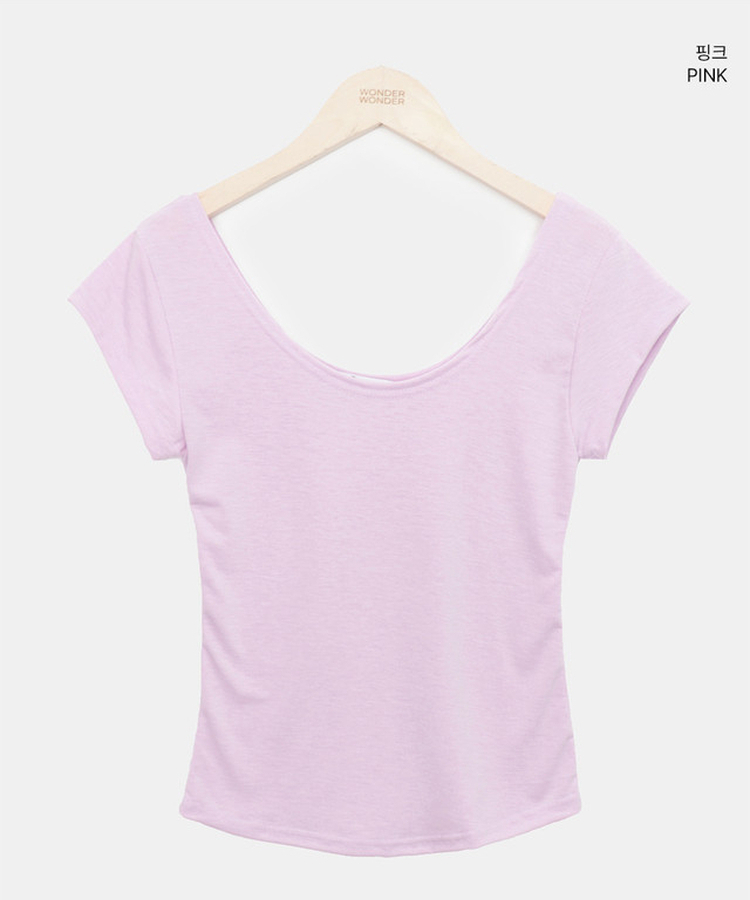 デイリーUネック半袖Tシャツ(5color)